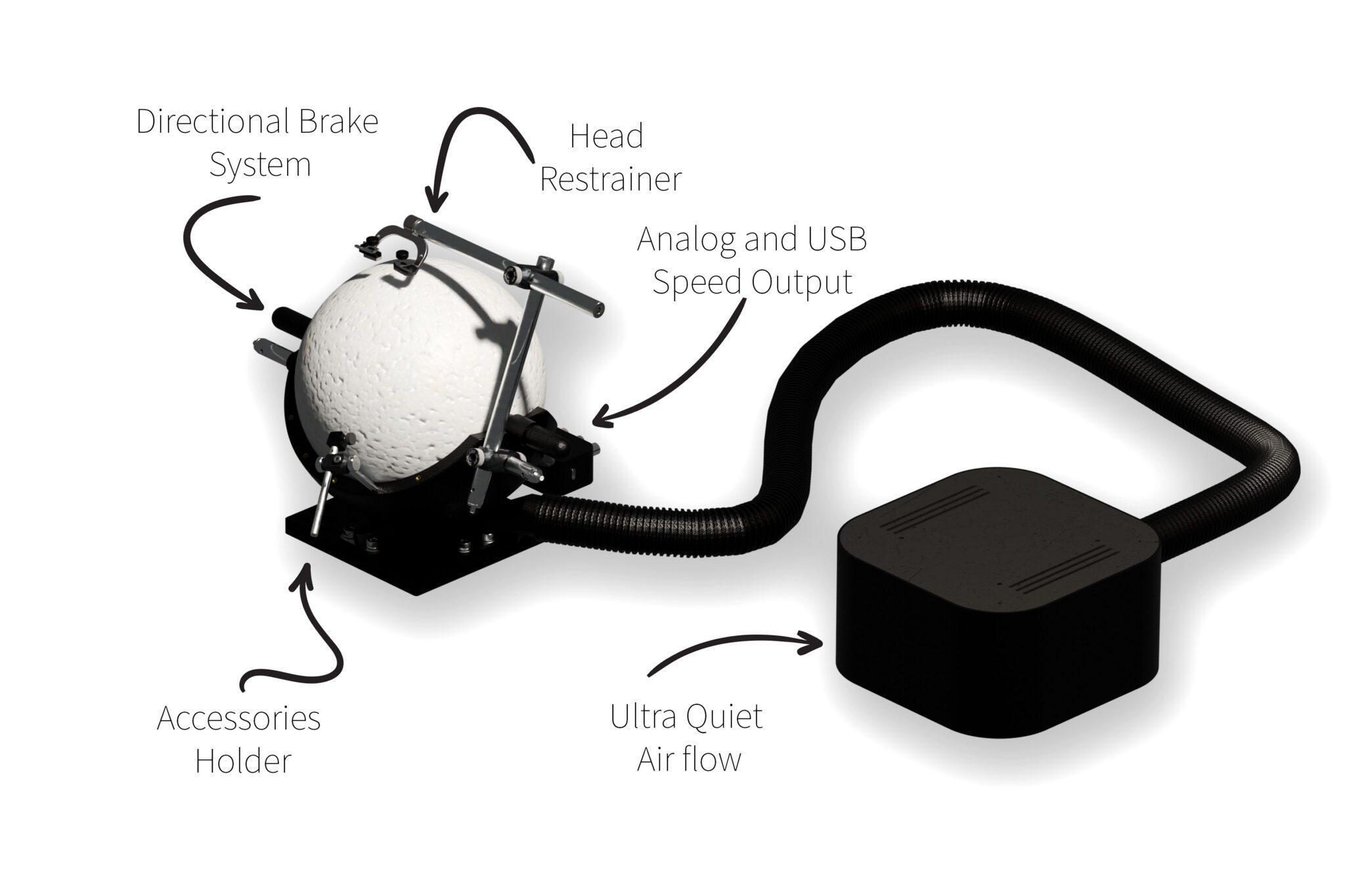 Spherical Treadmill for Mice in Neuroscience Research