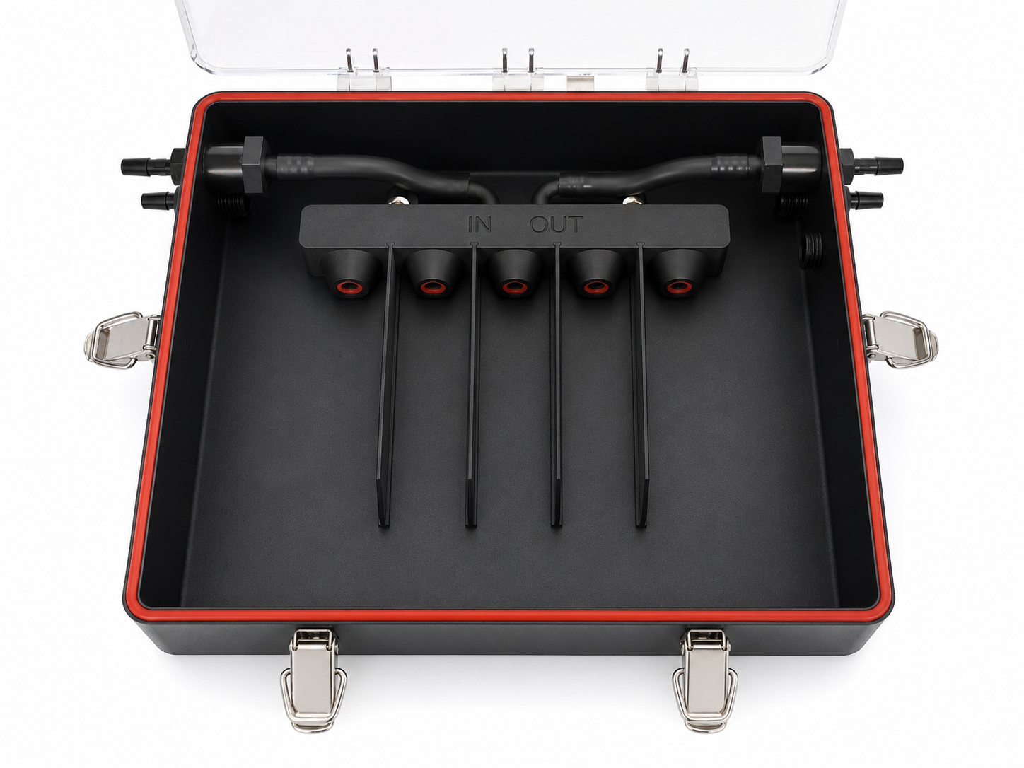 Anesthesia box for small animals used in optical imaging systems